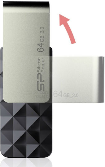 Silicon Power Blaze B30 32GB USB 3.2 Stick Negru