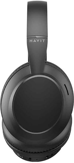 Havit H619BT Ασύρματα Bluetooth Over Ear Ακουστικά με 20 ώρες Λειτουργίας Μαύρα