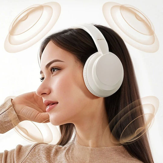 Havit H619BT Ασύρματα Bluetooth Over Ear Ακουστικά με 20 ώρες Λειτουργίας Μαύρα