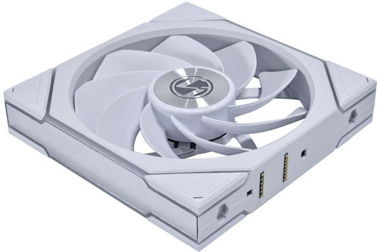 Lian Li UNI FAN TL Wireless Reverse Blade Case Fan 140mm Without LED Lighting White