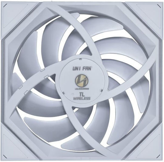 Lian Li UNI FAN TL Wireless Reverse Blade Case Fan 140mm Without LED Lighting White