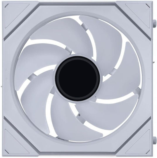 Lian Li Uni Fan Sl-inf Reverse Blade Case Fan 120mm (2300rpm) with ARGB Lighting and 4-Pin PWM / 3-Pin Connection 3pcs White