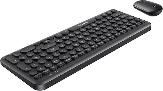 Havit KB254GCM Kabellos Tastatur & Maus Set Internationales Englisch Gray