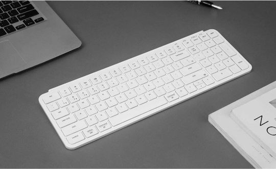 Keychron B2 Pro B2p-k8 Ултратънка Мини Безжична Bt Клавиатура Zmk Онлайн Персонализиране Бял 96% Us Lay