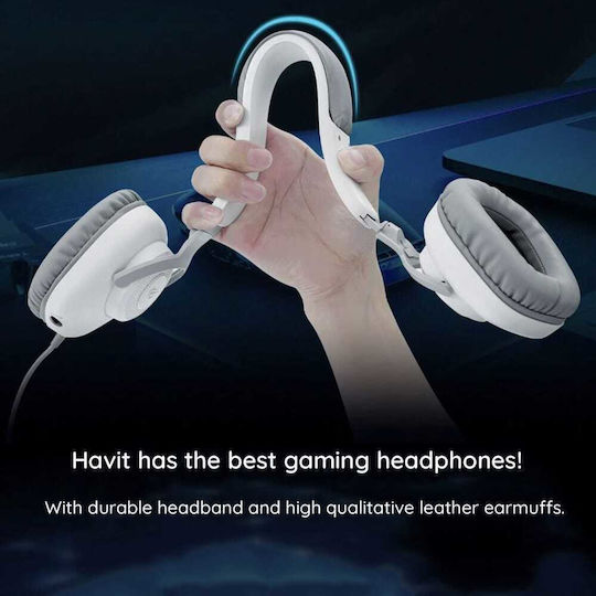 Havit H2230U Over Ear Gaming Headset with Connection USB White