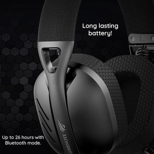 Havit Fuxi H3 Wireless On Ear Gaming Headset with Connection USB Gray