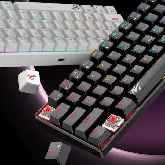 KB903L Gaming Μηχανικό Πληκτρολόγιο 60% με RGB φωτισμό (Αγγλικό US) Blue / White