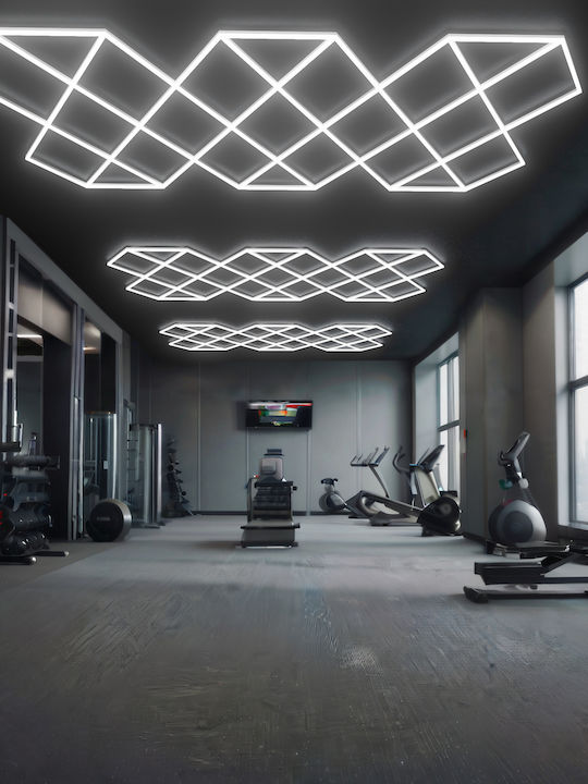 VenCore Panou LED Putere 602W cu Alb Rece Lumini