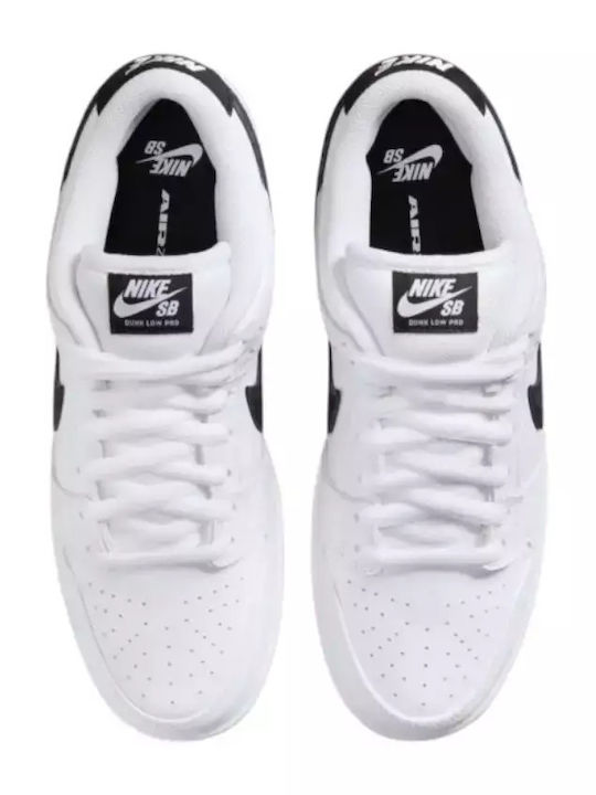 Sb Dunk Low Herren Sneakers White Black