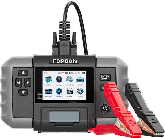 Диагностичен Тестер за Батерии Topdon 12v/24v Bt600 Plus