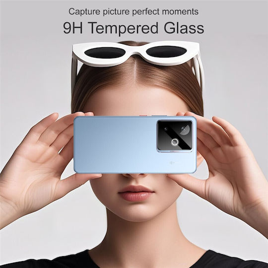 Φακού Προστασία Κάμερας Tempered Glass Μαύρο για το Realme GT 7 5G, GT 7T 5G