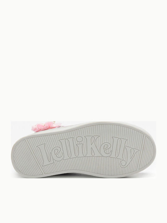 Mille Stelle Παιδικά Sneakers High με Σκρατς & Φωτάκια Ροζ