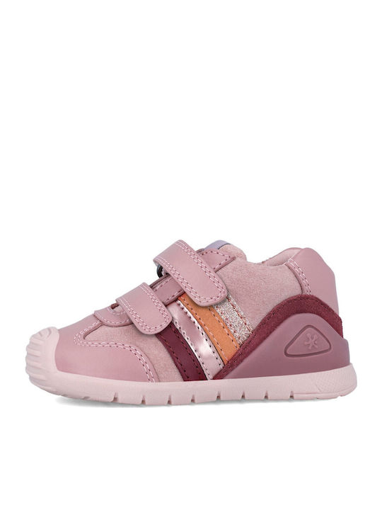 Kinder Sneakers Hoch Anatomisch mit Klettverschluss Rosa