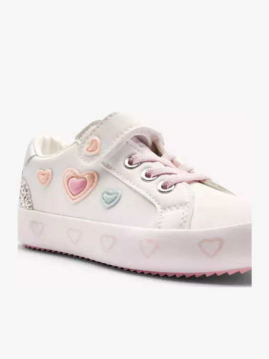 Kids Sneakers with Scratch White