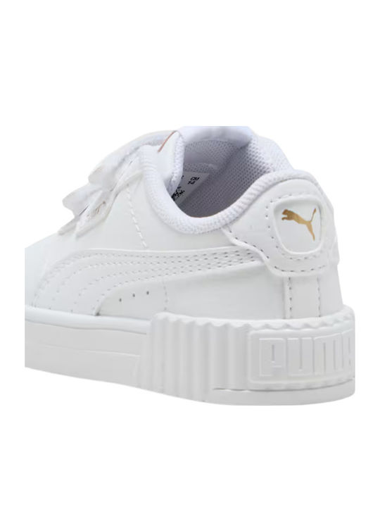Carina 3.0 Παιδικά Sneakers με Σκρατς Λευκά