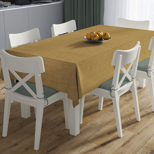 Dimcol Tischtuch Fleckabweisend Panama Mustard 140x180cm