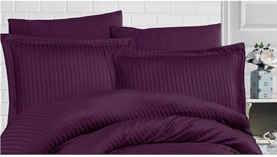 Kotonia Home Pillowcase Set with Envelope Cover Violet 40x40cm.