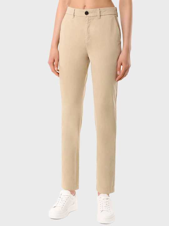 Boss Damen Capri Chino Hose Ecru