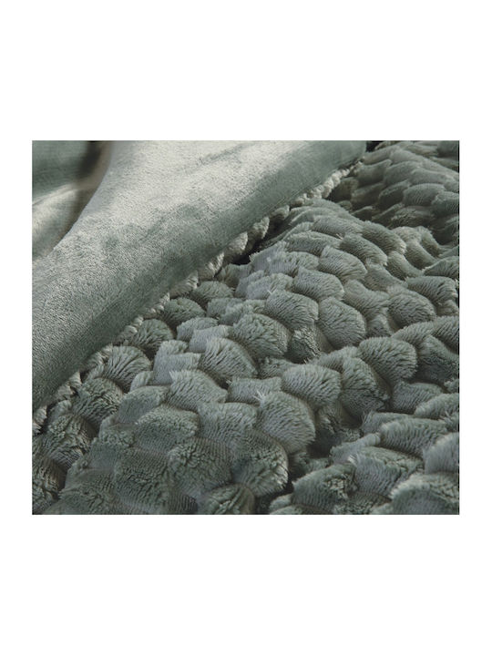 Nef-Nef Homeware Bettbezug Einzelbett 160x220cm Lernia Grün 240 GSMGsm