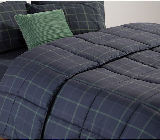 Nef-Nef Homeware Duvet Queen with Microfiber Filling 240x220cm Naiberg Denim 330 GSMGsm