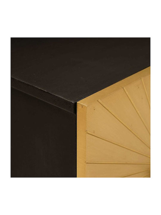 Solid Mango Wood Bedside Table 40x33.5x46cm