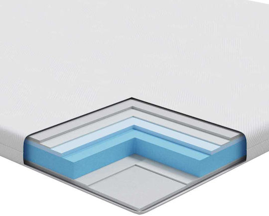 vidaXL Schutzauflage King Size Weiß 180x200cm