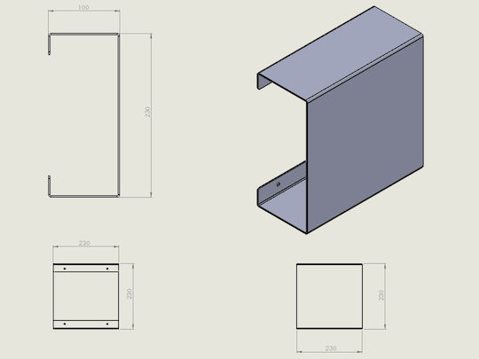 Verdi Grey Bathroom Shelf