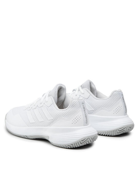 adidas Gamecourt 2.0 Women's Tennis Shoes for Hard Courts Cloud White / Grey Two