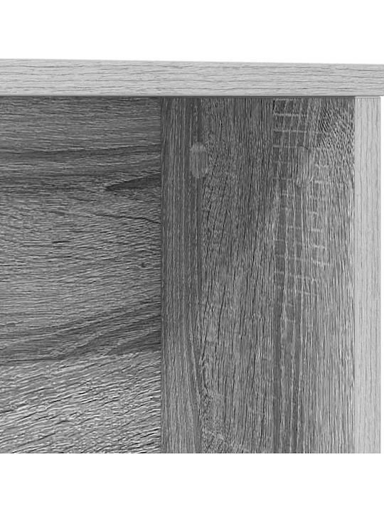 Γραφείο Ξύλινο Γκρι Sonoma 91x50x149εκ.