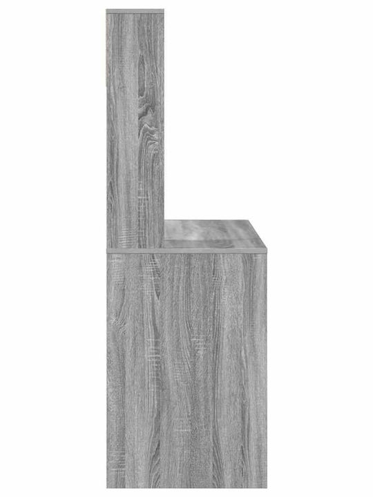 Γραφείο Ξύλινο Γκρι Sonoma 91x50x149εκ.