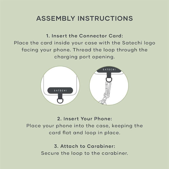 Satechi Braided USB 2.0 Cable USB-C male - USB-C 60W Beige 1.5m