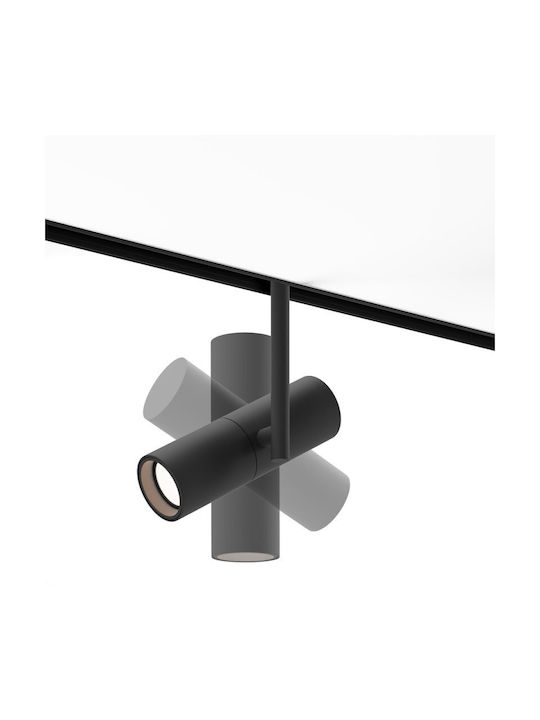 Maytoni Φωτιστικό Τοίχου LED Μαύρο 5.2x19.3x5.2εκ.