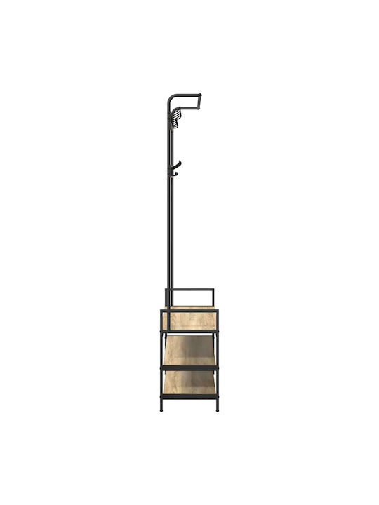 Eingangsmöbel mit Garderobe Sonoma Oak 95x34x184cm