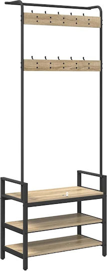 Антре с Закачалка Sonoma Oak 75x34x184бр