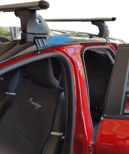 Nordrive Μπάρες Οροφής Αλουμινίου για Renault Captur 2019-2024 (Σετ με πόδια)