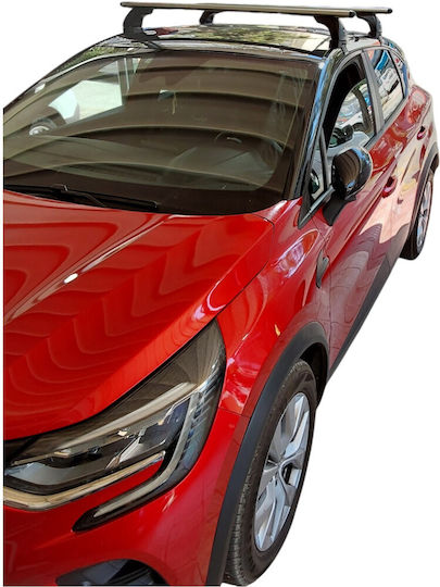 Nordrive Μπάρες Οροφής Αλουμινίου για Renault Captur 2019-2024 (Σετ με πόδια)