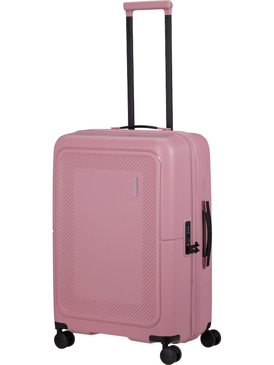 American Tourister Dashpop Μεσαία Βαλίτσα Ταξιδίου Σκληρή Lilas Pink με 4 Ρόδες Ύψους 67εκ.