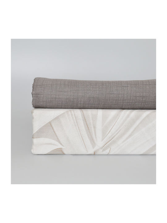Ravelia Sateen Σετ Σεντόνια Υπέρδιπλα 230x260εκ. Εκρού (4τμχ)