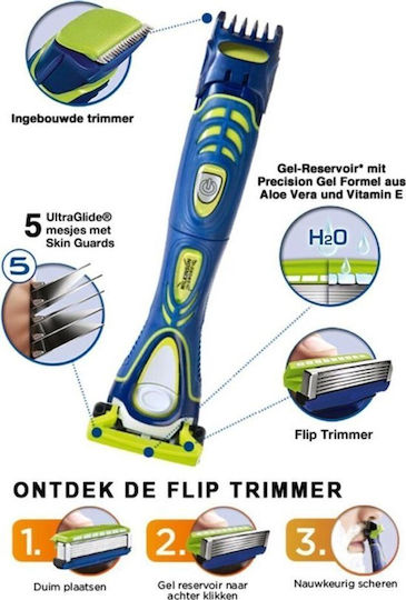 Wilkinson Hydro5 Groomer Set Aparat de Ras Trimmer 4 În 1 + 9 Rezerve