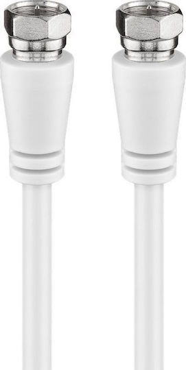 Goobay Καλώδιο До Сателитен F-Connector мъжки - Мъжки F-конектор 1м (58814)