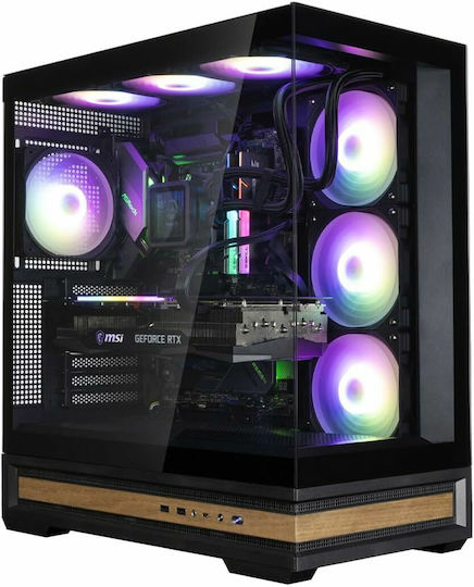 Zalman P40 Namu Gaming Midi Tower Κουτί Υπολογιστή με Πλαϊνό Παράθυρο Μαύρο