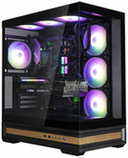 Zalman P40 Namu Gaming Midi Tower Κουτί Υπολογιστή με Πλαϊνό Παράθυρο Μαύρο