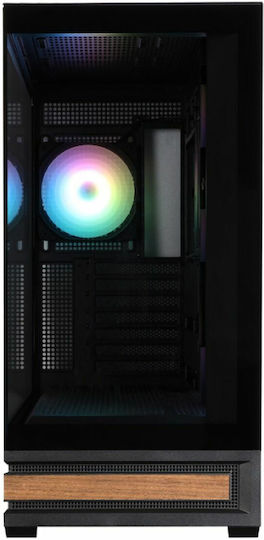 Zalman P40 Namu Gaming Midi Tower Κουτί Υπολογιστή με Πλαϊνό Παράθυρο Μαύρο