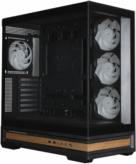 Zalman P40 Namu Gaming Midi Tower Κουτί Υπολογιστή με Πλαϊνό Παράθυρο Μαύρο