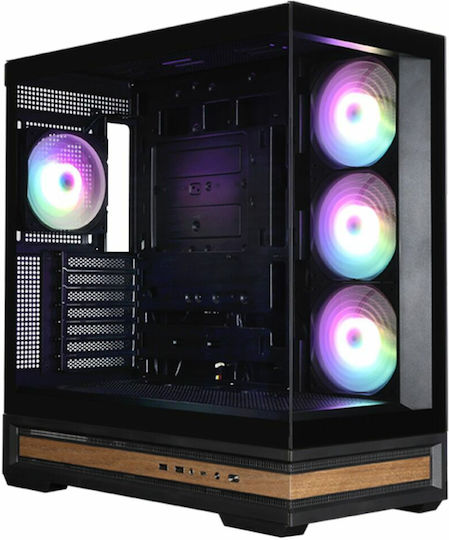 Zalman P40 Namu Gaming Midi Tower Κουτί Υπολογιστή με Πλαϊνό Παράθυρο Μαύρο