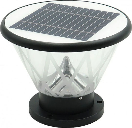 Rixme Solar Light Floor Column 250lm Warm White with Remote Control IP67