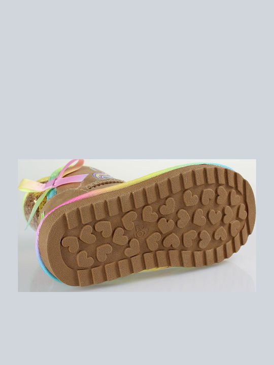 Unicorn Kids Boots Brown