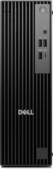 Dell Pro Slim QCS1250 Настолен Компютър (Ultra 7-265/64GB DDR5/512GB SSD/W11 Pro)