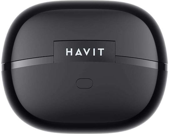 Havit OWS916 Lite Open Ear Bluetooth Handsfree Căști cu Rezistență la Transpirație și Carcasă de Încărcare Negru