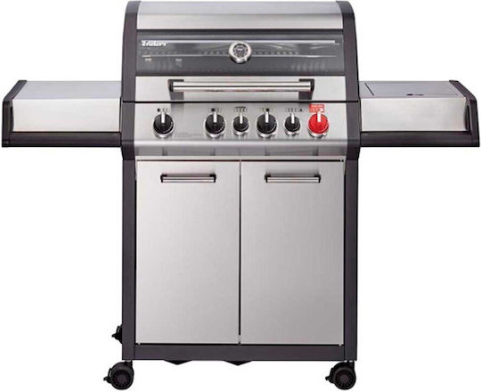 Enders Gas Grill with 4 pcs 3.5kW and Side Burner Infrared